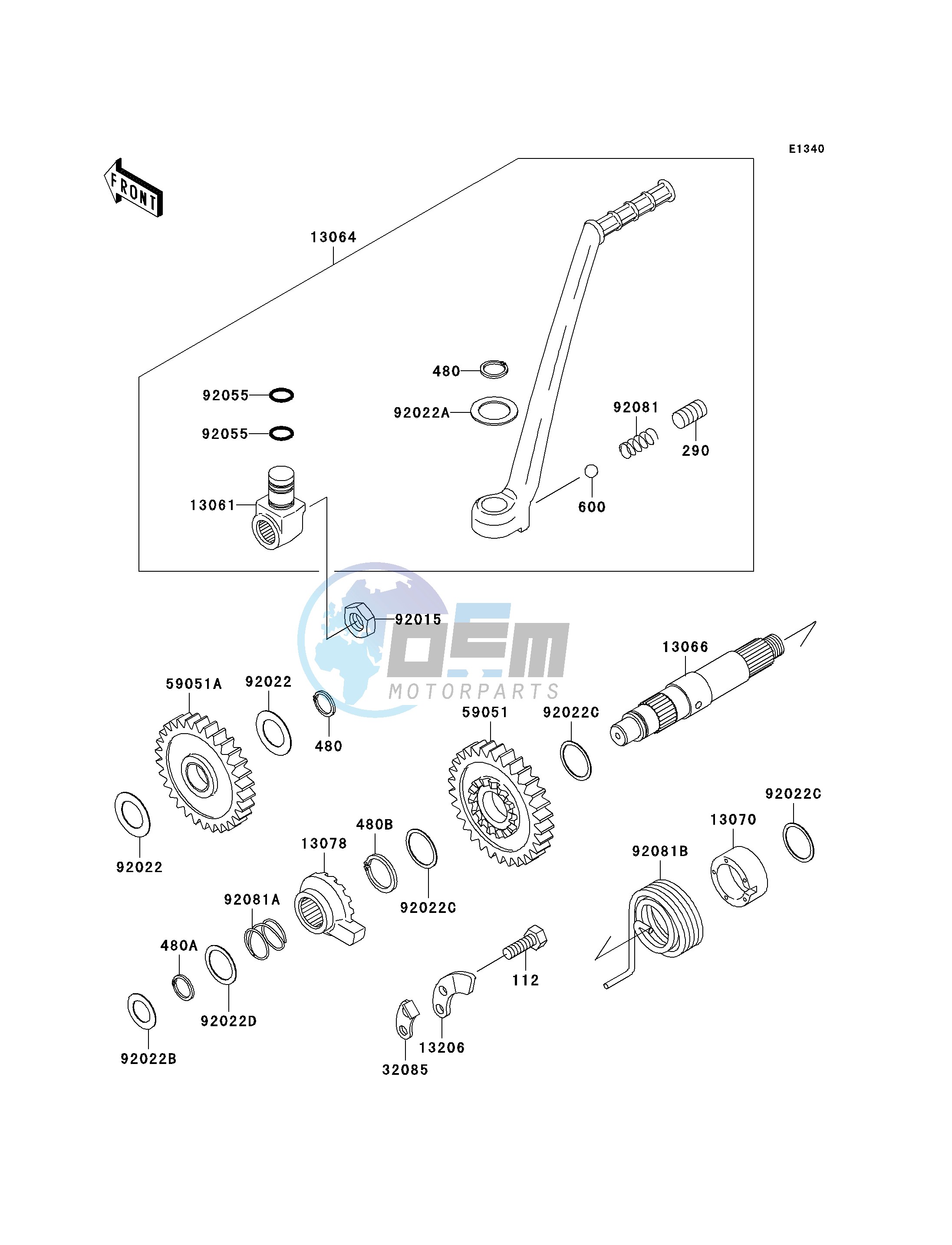 KICKSTARTER MECHANISM