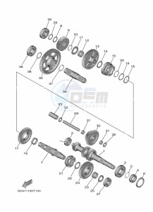 YXE850EBN YXE85WPBK (B0D1) drawing TRANSMISSION