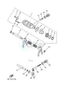 YFM700FWAD GRIZZLY 700 EPS (BLT8) drawing SHIFT CAM & FORK