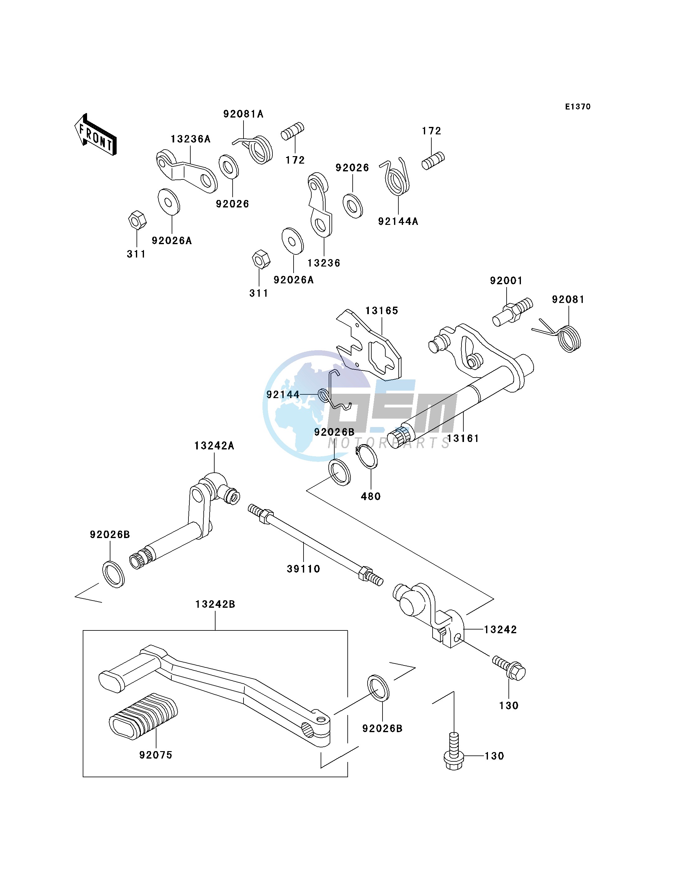 GEAR CHANGE MECHANISM