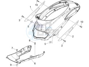 Liberty 50 4t ptt - (D) Germany drawing Side cover - Spoiler