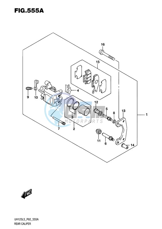 REAR CALIPER