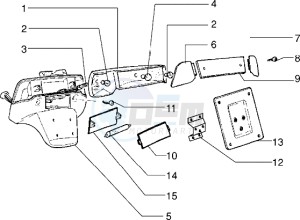 Sfera RST 80 drawing Rear tail lamp