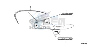 CB1100AE CB1100 ABS UK - (E) drawing MARK