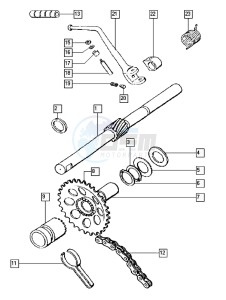 FUNTASTIC_25-45kmh_K6-K7 50 K6-K7 drawing Starter mechanism