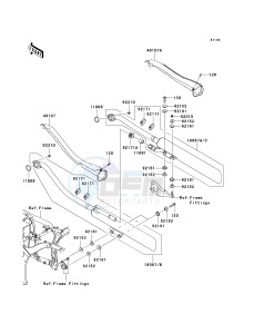 VN 900 B [VULCAN 900 CLASSIC] (6F-9F) B7F drawing MUFFLER-- S- -