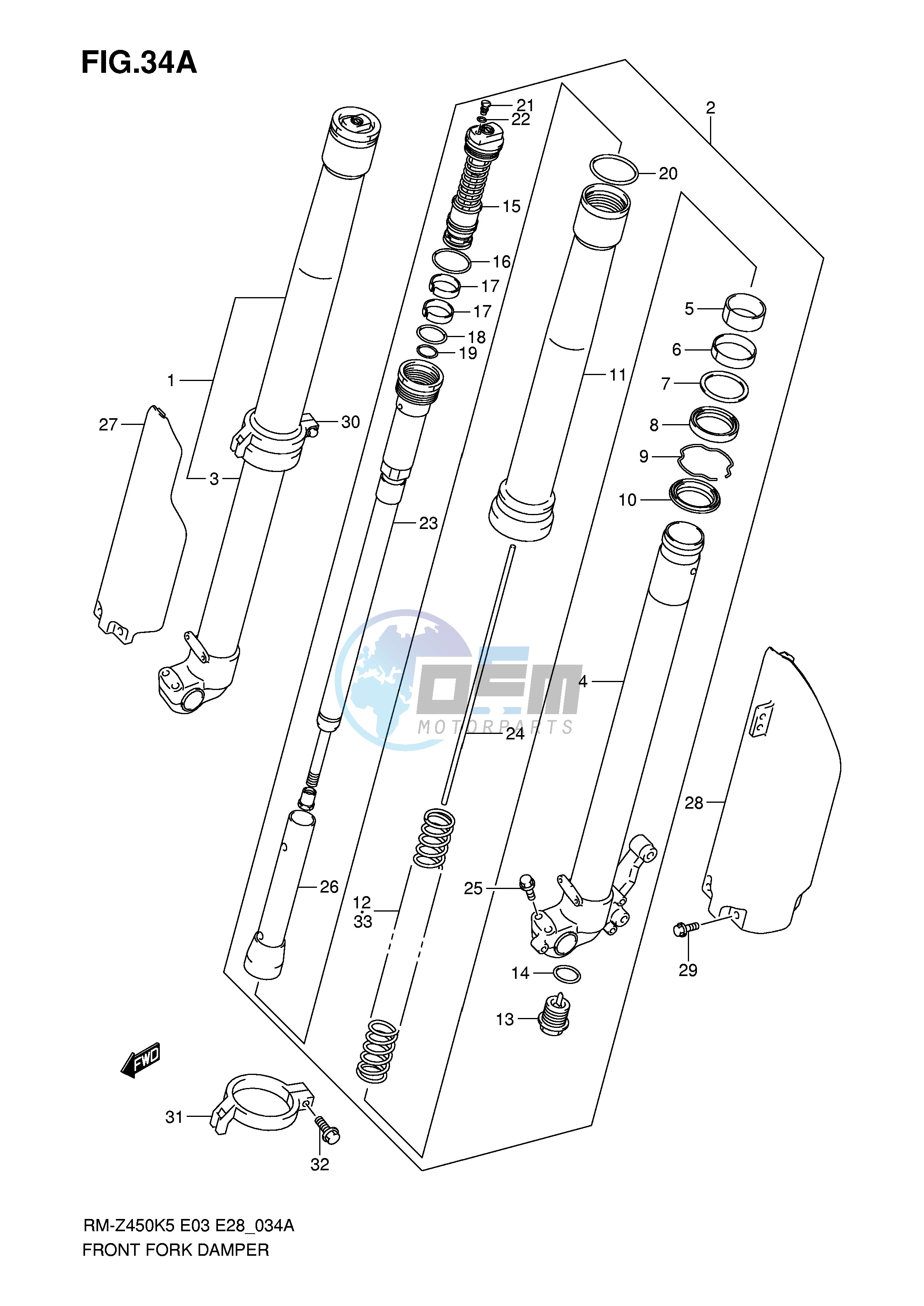 FRONT DAMPER (MODEL K6)