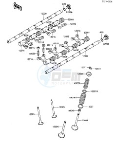 ZL 1000 A [ZL1000 ELIMINATOR] (A1) drawing ROCKER ARMS_VALVES