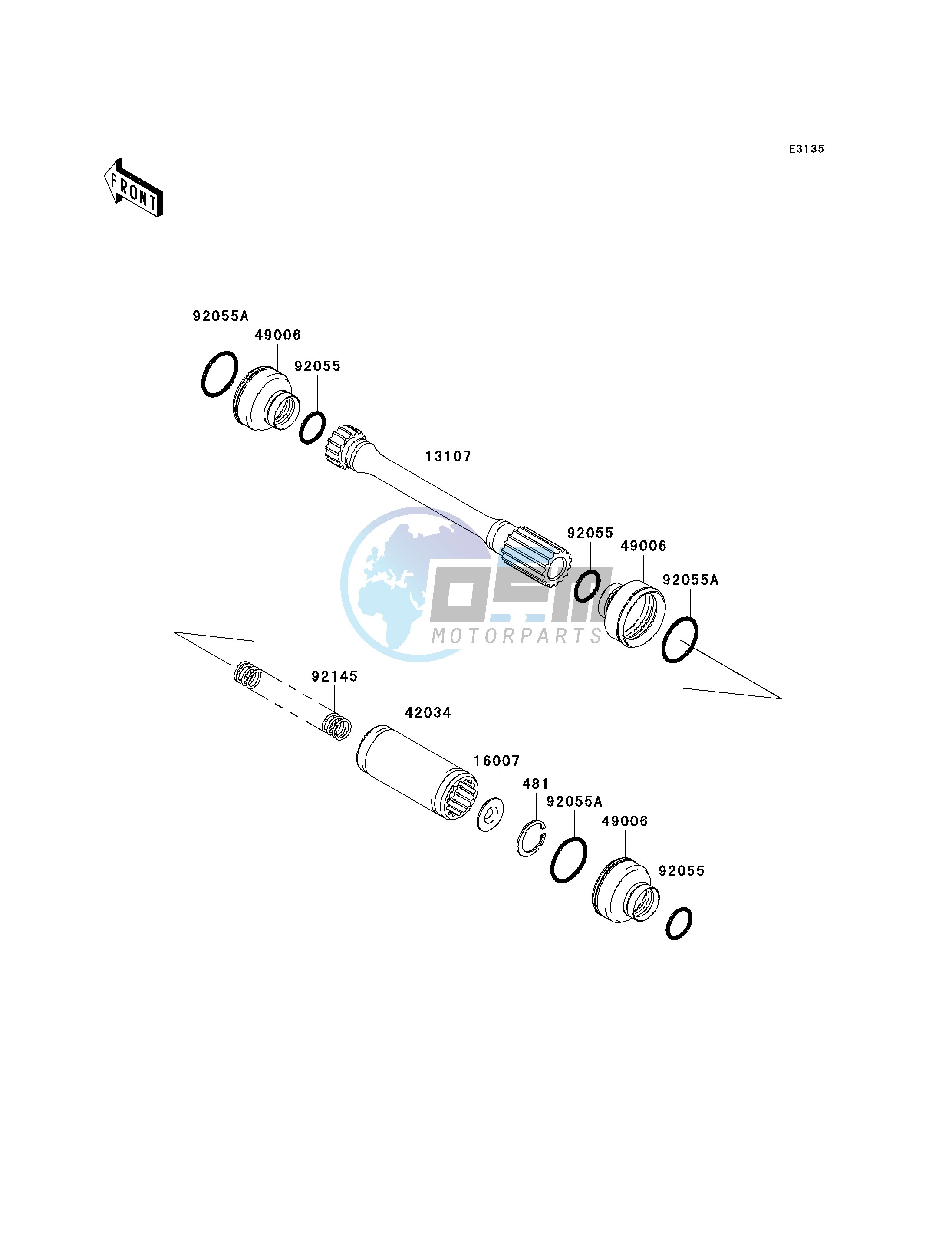 DRIVE SHAFT-PROPELLER