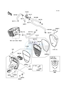 VN900_CUSTOM VN900C7F GB XX (EU ME A(FRICA) drawing Air Cleaner