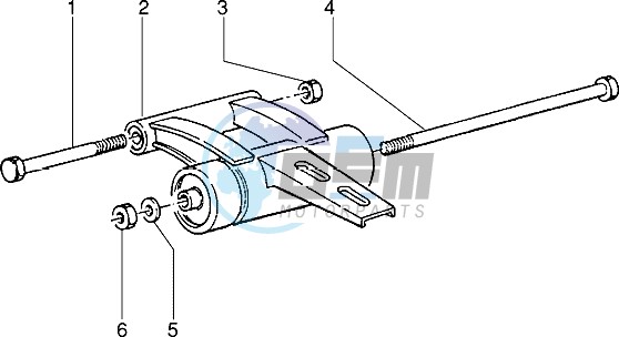 Swinging arm