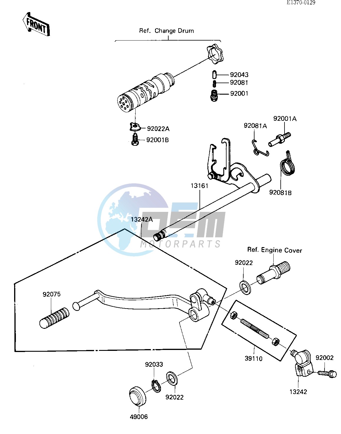 GEAR CHANGE MECHANISM