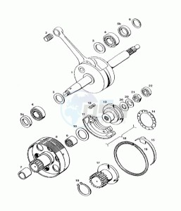 SPRINT_SPORT_L1 50 L1 drawing Crankshaft-clutch