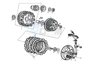 GPR RACING - 50 cc drawing CLUTCH