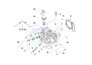 X8 200 drawing Cylinder head - Valves