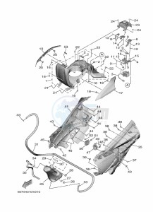 XP560D  (B7MB) drawing STAND & FOOTREST 2