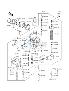 KLF 220 A [BAYOU 220] (A5-A9) [BAYOU 220] drawing CARBURETOR