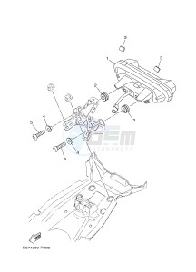 MTN-1000D MT-10 SP MT-10 SP (BW81) drawing TAILLIGHT