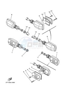 DT125 (3TTU) drawing FLASHER LIGHT