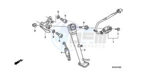 CB600FAA F / ABS CMF 25K drawing STAND