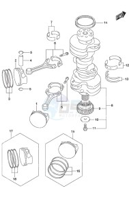 DF 300B drawing Crankshaft