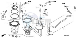 TRX420FMA Australia - (U / 2U 4WD) drawing FUEL PUMP