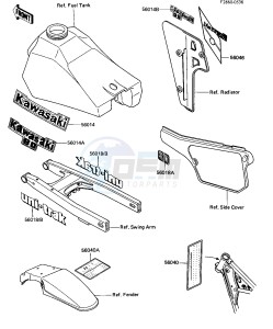 KX 80 G [KX80] (G1-G2) [KX80] drawing LABELS