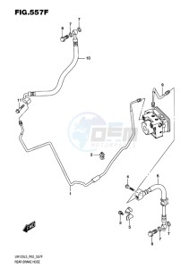 UH125 ABS BURGMAN EU drawing REAR BRAKE HOSE