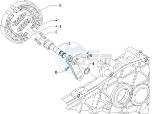 Stalker 50 drawing Rear brake - Brake jaw