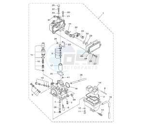 TT R 110 drawing CARBURETOR