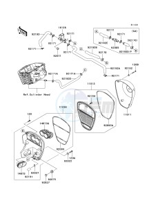 VN 900 B [VULCAN 900 CLASSIC] (6F-9F) B9F drawing AIR CLEANER