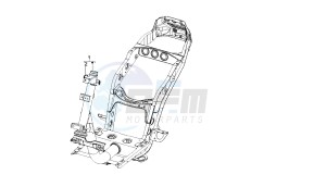 BOULEVARD - 100 CC 4T drawing FRAME