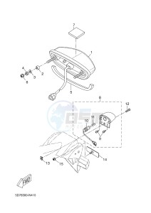 YZF-R125 R125 (5D78 5D78 5D78) drawing TAILLIGHT