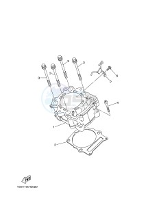 YFM700R YFM70RSXJ RAPTOR 700R (2LSH) drawing CYLINDER