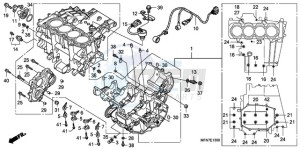 CB1000R9 Australia - (U) drawing CRANKCASE