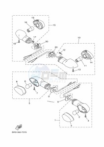 YZF320-A YZF-R3 (B7PH) drawing FLASHER LIGHT