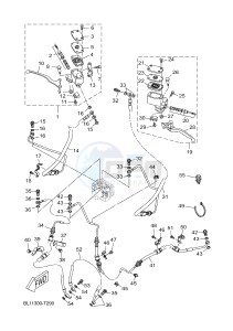 YP400RA X-MAX 400 ABS (BL11 BL11 BL11 BL11) drawing M. CYLINDER FOR DISK BRAKE