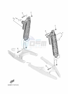 YXE1000EWS YX10ERPLP (B4MR) drawing REAR SUSPENSION