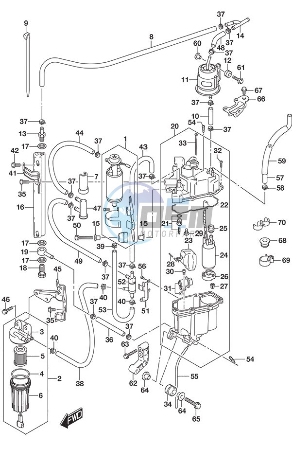 Fuel Pump/Fuel Vapor Separator