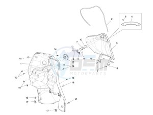 Liberty 50 2t moc drawing Front glove-box - Knee-guard panel