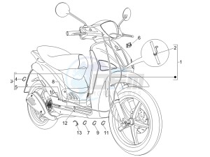 Liberty 50 4T PTT 2007-2012 (D) is drawing Transmissions