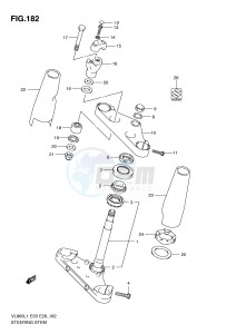 VL800 (E3-E28) VOLUSIA drawing STEERING STEM (VL800TL1 E33)