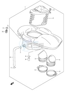 VL1500 (E2) drawing AIR CLEANER