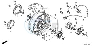 NT700VAB drawing REAR WHEEL