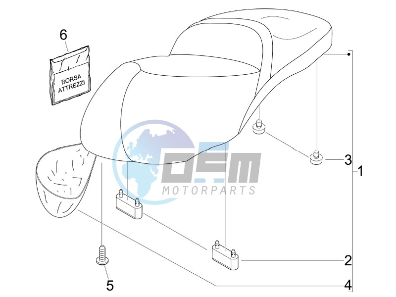 Saddle seats - Tool roll