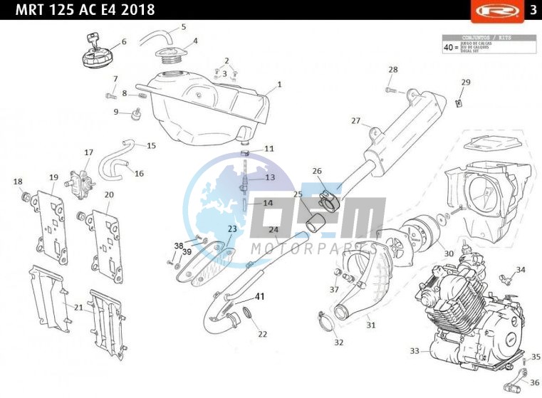 TANK-EXHAUST-COMPLET ENGINE