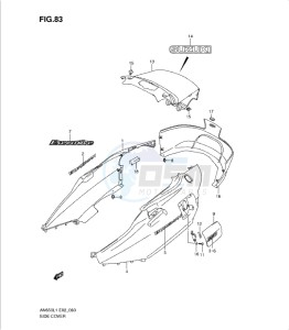 AN650 drawing SIDE COVER (AN650AL1 E24)