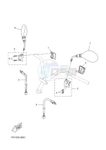 NS50 NITRO (1PH4) drawing HANDLE SWITCH & LEVER