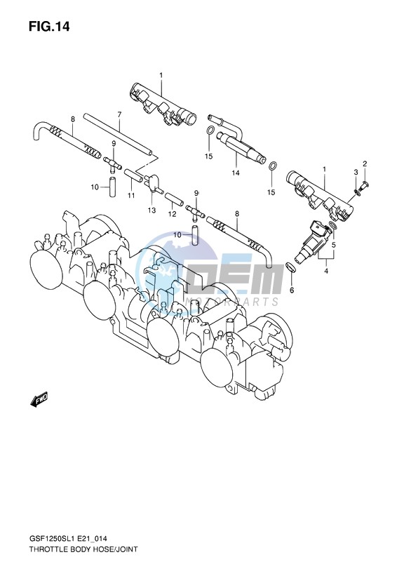 THROTTLE BODY HOSE-JOINT