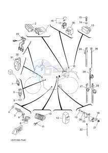 MT125 MT-125 (5D7L) drawing ELECTRICAL 2